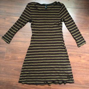 Striped Forever 21 Long Sleeve Dress